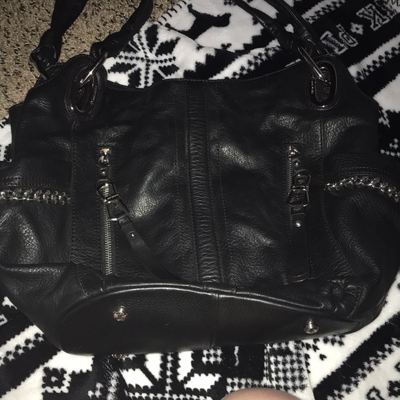 B Makowsky Black Purse - Picture 2 of 7